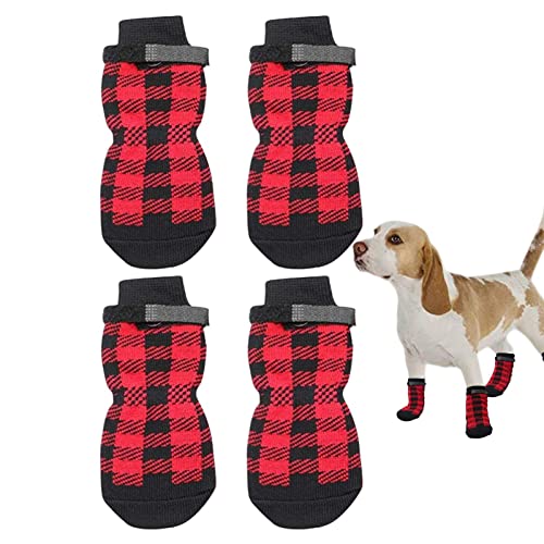 Rutschfeste Hundesocken | Pfotenschutz für Hunde | Haustiersocken zum Lecken, Hundesocken mit Traktionskontrolle, Pfotenschutz für kleine, mittelgroße und große Hunde Limitoll von Limitoll