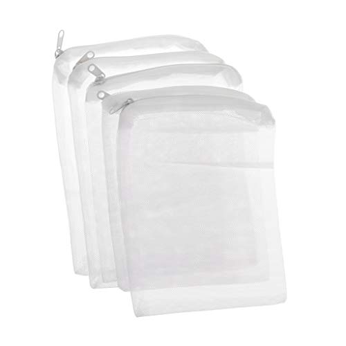 Limtula 5Pcs Fisch Für Filter Tasche Wasser Polieren Pad Für Aquarium Gute Durchlässigkeit Leicht Zu Reinigen Für Frische Wasser & Salz Wa von Limtula