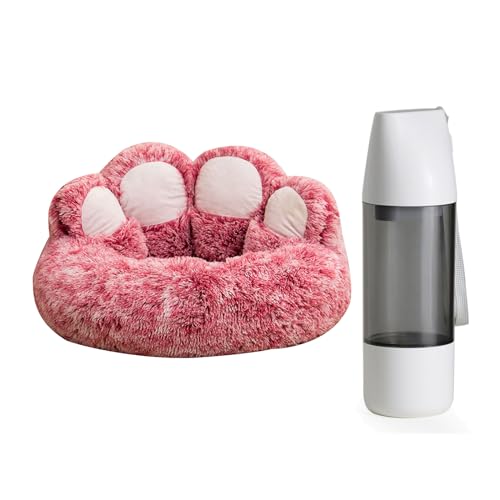 Limtula Cartoon Hundebett Für Haustier Wasserflasche Winter Warmes Bett Bettwäsche Hunde Weiche Verdickte Matratze Kleine Katze Innen Ruhebett Haustier Hunde Sofabett Hundebett Matte Waschbares von Limtula