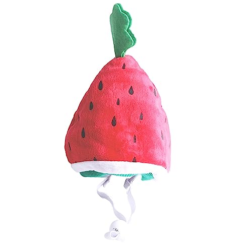 Limtula Niedliche Wassermelonenmütze Für Weihnachtsfeier Haustierhunde Cosplay Kopfbedeckung Winter Halloween Cosplay Zubehör Cosplay Hüte Für Haustiere Halloween Cosplay Mütze von Limtula