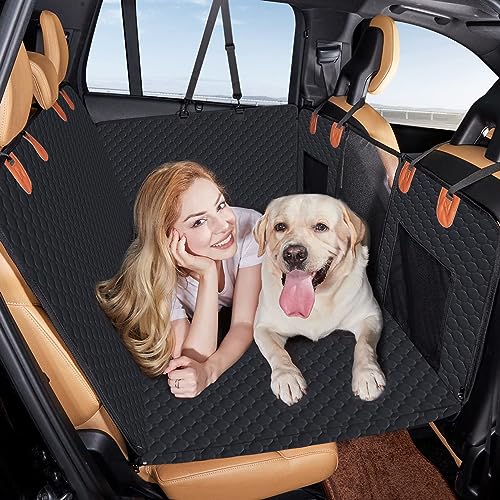 Heavy Duty Dog Car Hammock for Back Seat,Back Seat Extender for Dogs,Seat Cover for Pets 100% Waterproof Hammock Scratch Proof Nonslip Durable Soft Back for Cars Trucks and SUVs von LinZong