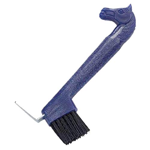 Lincoln Horse Head with Brush Hoof Pick One Size Blue von Lincoln Electric