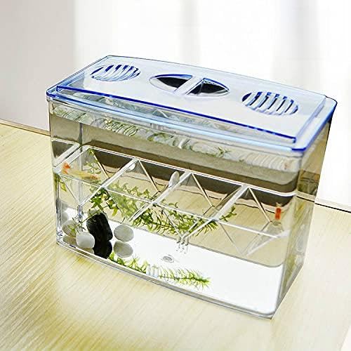 Aquarium Acryl-Fisch-Fisch-Zucht-Isolations-Box Aquarium Aquarium-Züchter-Fisch-Tank-Brut-Inkubator Fish House Home for Garnele Clownfish Goldfischbecken (Color : B) von Linmeas-753