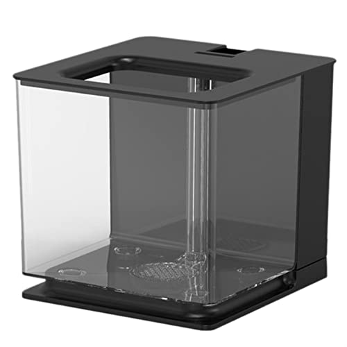 Aquarium Betta Aquarium Aquarium-Fischtank Leicht zu ändern Goldfischbecken (Color : Schwarz) von Linmeas-753