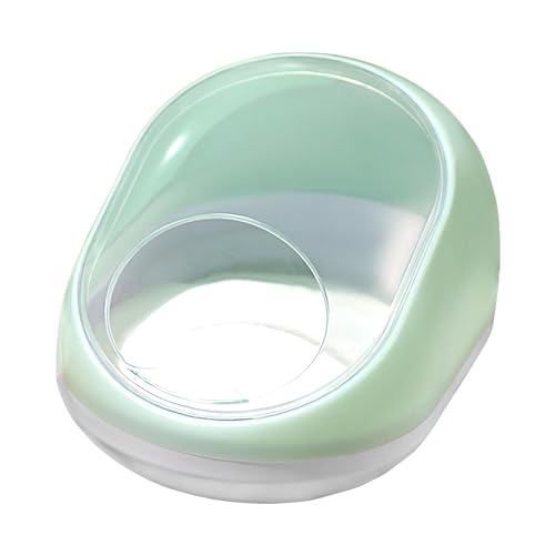 Linsition Hamster Haustier Badezimmer Sandbadbehälter Hamster | Hamster Sandbadbehälter Hamster-Toilettenzubehör Für Kleintiere, Transparent 16 X 10,5 X 9 cm von Linsition