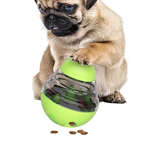 Linsition Tumbler Hundefutterspender - Abnehmbarer Futterball für Hund, Katze,Bissfeste Haustier-Trommelbälle Haustierzubehör für Katze, Hund von Linsition