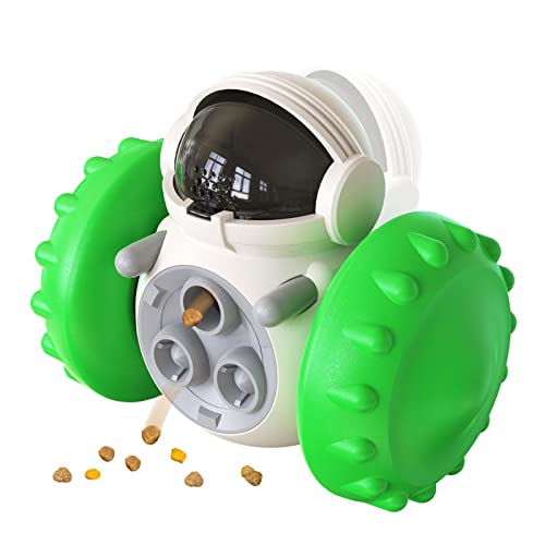 Linsition Tumbler-Spielzeug für Hunde - Hundefutterspender Ball,Fun Rolling Wheel Futterspender für kleine mittelgroße Hunde Katzen, reduziert Langeweile von Linsition