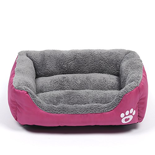 Linsomo Haustier Zwinger Hund Katze Matte Quadrat Plüsch Bett wasserdichte Matratze Kleine Medium Große Hunde Haus Kissen Winter Warme Sofa Haustiere liefert (Color : 7, Size : 5) von Linsomo