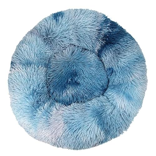 Zwinger Haustier Katze Hund Bett Plüsch Runde Verdickte Matte Winter Warm Tief Schlaf Leicht Zu Reinigen Schlaf Liefert Hohe Qualität 40-50 cm (Color : 26, Size : 40CM) von Linsomo