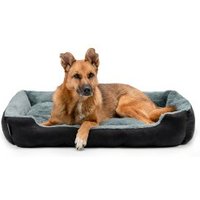 Lionto Hundebett mit Wendekissen grau/ schwarz XL von Lionto