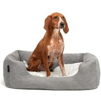 Lionto Hundebett mit Wendekissen meliert grau M von Lionto