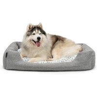 Lionto Hundebett mit Wendekissen meliert grau L von Lionto