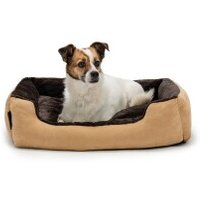 Lionto Hundebett mit Wendekissen braun/ beige M von Lionto