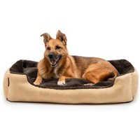 Lionto Hundebett mit Wendekissen braun/ beige XL von Lionto