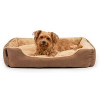 Lionto Hundebett mit Wendekissen braun L von Lionto