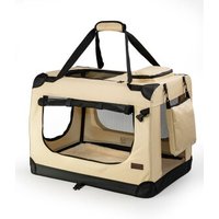 Lionto Hundetransportbox - faltbar - beige XXL von Lionto