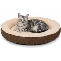 Lionto Katzenbett rund, Oxford- & Plüschstoff, 65 cm Durchmesser, braun Lionto Katzenbett rund, Oxford- & Plüschstoff, 65 cm Durchmesser, braun von Lionto