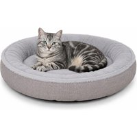 Lionto Katzenbett rund, Oxford- & Plüschstoff, 65 cm Durchmesser, grau Lionto Katzenbett rund, Oxford- & Plüschstoff, 65 cm Durchmesser, grau von Lionto