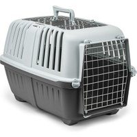 Lionto Katzentransportbox aus Kunststoff mit Metalltür und -öffnung, 58,5x35,5x40 cm, anthrazit Lionto Katzentransportbox aus Kunststoff mit Metalltür und -öffnung, 58,5x35,5x40 cm, anthrazit von Lionto