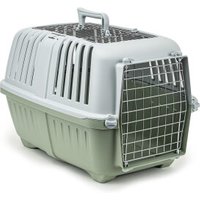 Lionto Katzentransportbox aus Kunststoff mit Metalltür und -öffnung, 58,5x35,5x40 cm, hellgrün Lionto Katzentransportbox aus Kunststoff mit Metalltür und -öffnung, 58,5x35,5x40 cm, hellgrün von Lionto