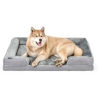 Lionto orthopädisches Hundebett mit erhöhtem Rand rutschfest XL von Lionto