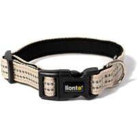 Lionto verstellbares Hundehalsband beige XS von Lionto