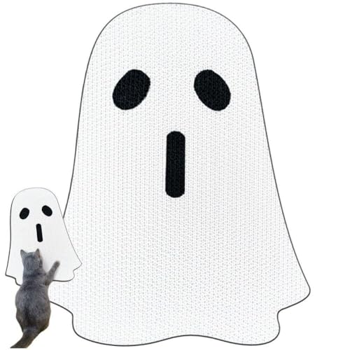 Halloween-Geist-katzenkratzbrett, Katzenkratzbrett Für Katzen, Schleifklaue, Kletterspielzeug, Möbelschutz, Halloween-katzenkratzbrett von Lipfer