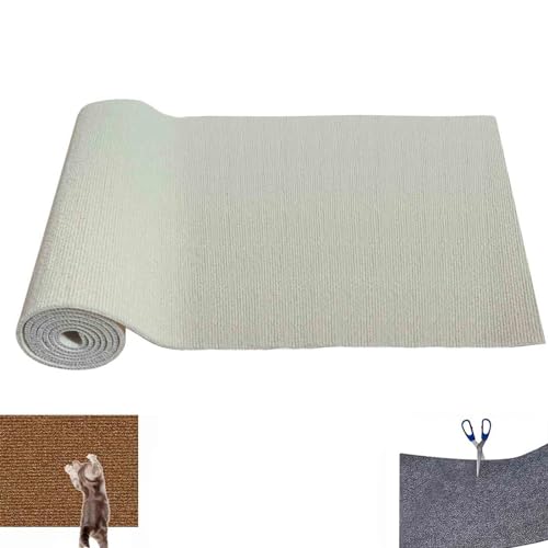 Self-Adhesive Scratching Mat for Cat Wall, DIY Trimmable Self-Adhesive Scratching Mat for Cat Wall, Cat Carpet for Scratching Post, Versatile Cat Wall Furniture Scratching Posts (E,L) von Lipski