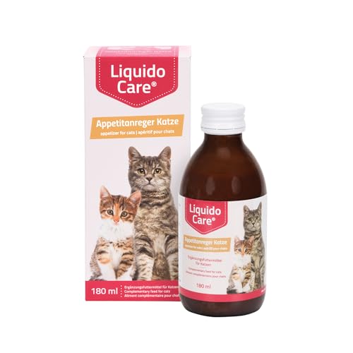 LiquidoCare Appetitanreger Katze, Tonikum zur ernährungsphysiologischen Wiederherstellung in der Rekonvaleszenz, Ergänzungsfuttermittel 180ml von Liquidocare