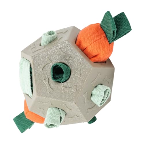 Leckerli Spielzeug Für Hunde | Robuste Kauspielzeuge Mit Leckerli Spender Für Starke Kauer - Förderball Mit Quietscher Für Kleine, Mittelgroße & Große Hunderassen Zur Zahnpflege, Nasenarbeit Leckerli Spielzeug Für Hunde | Robuste Kauspielzeuge Mit Leckerli Spender Für Starke Kauer - Förderball Mit Quietscher Für Kleine, Mittelgroße & Große Hunderassen Zur Zahnpflege, Nasenarbeit von Liqzirtu