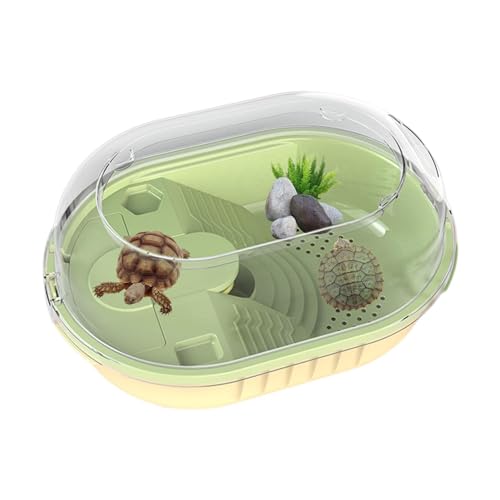 Turtle Habitat Schildkröten-Tank für Aquarien, mit Deckel, Reptilien-Aquarium, Lebensraum für Haustiere, Kletter- und Ruheplattformen, verhindert Auslaufen Turtle Habitat Schildkröten-Tank für Aquarien, mit Deckel, Reptilien-Aquarium, Lebensraum für Haustiere, Kletter- und Ruheplattformen, verhindert Auslaufen von Liqzirtu
