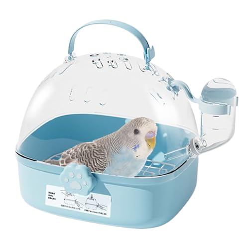 Vogeltransporter - Reisekäfig Für Vögel,Leichte Belüftete Transportbox Mit Trinkflasche Und Tragetasche Für Tägliche Spaziergänge Außentermine Und Reisen Für Haustiere Vogeltransporter - Reisekäfig Für Vögel,Leichte Belüftete Transportbox Mit Trinkflasche Und Tragetasche Für Tägliche Spaziergänge Außentermine Und Reisen Für Haustiere von Liqzirtu