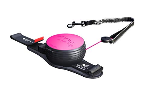 Lishinu3 Hundeleine mit Full-Stop L (13-40kg) neon pink von Lishinu