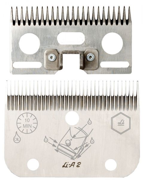 Lister Schermessersatz LI A2 mit 24+35 Zähnen, für die Pferde- und ... von Lister
