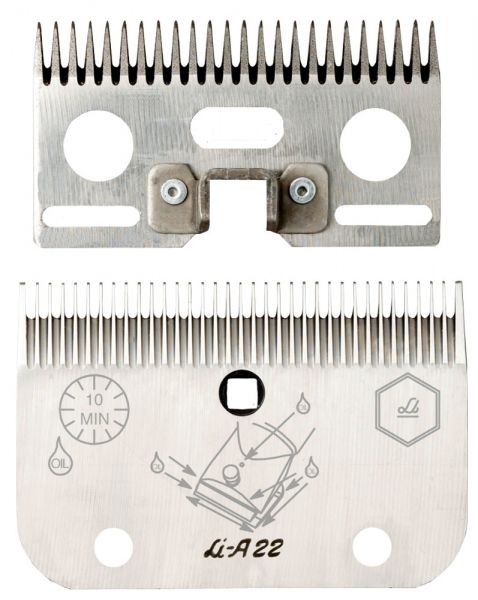 Lister Schermessersatz LI A22 mit 24+35 Zähnen, für die hautnahe Pf... von Lister