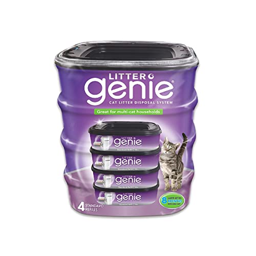 Litter Genie Nachfüllpackung, blau, 4 Stück von Litter Genie