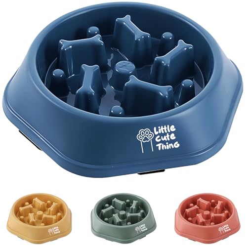 Slow Feeder Hundenapf von Little Cute Thing, Anti-Erstickungs-Design, Premium Hund Puzzle Schüssel, Gesundes Essen für Hunde, Labyrinth Hundefutter, Langsames Füttern Hundenapf, Hält bis zu 2 Tassen von Little Cute Thing