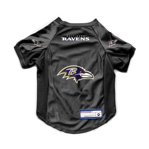 Littlearth Baltimore Ravens NFL Stretch Haustier-Trikot für große Hunde von Little Earth Productions