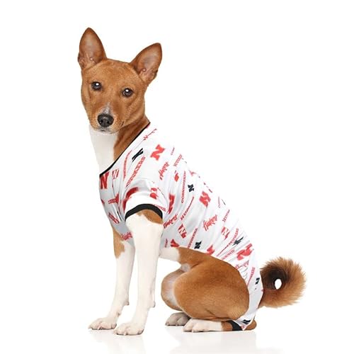 Littlearth NCAA Nebraska Cornhuskers Pet PJs, Unisex, für Erwachsene, Teamfarbe, Größe M von Little Earth Productions