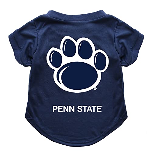 Littlearth NCAA Pennsylvania State University Haustier-T-Shirt für Erwachsene, Teamfarbe, Größe M von Little Earth Productions