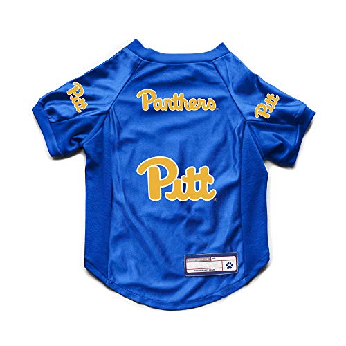 Littlearth NCAA Pittsburgh Panthers Stretch-Haustier-Trikot für Erwachsene, Team-Farbe, Größe M von Little Earth Productions