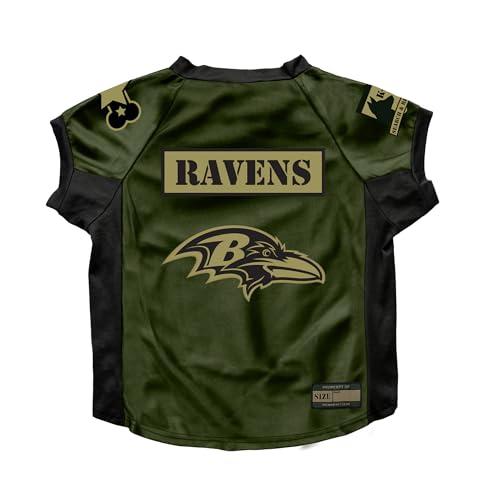 Littlearth NFL Big Dog Valor Pet Stretch Jersey Baltimore Ravens von Little Earth Productions