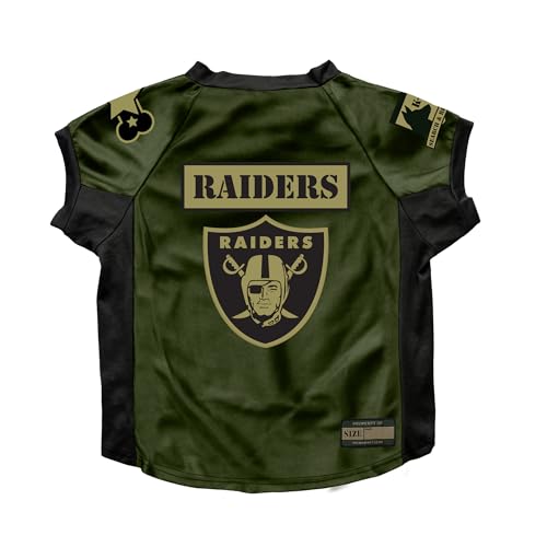 Littlearth NFL Big Dog Valor Pet Stretch Jersey Las Vegas Raiders von Little Earth Productions