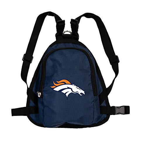 Littlearth NFL Denver Broncos Pet Mini Rucksack, Medium, Team-Farbe von Little Earth Productions