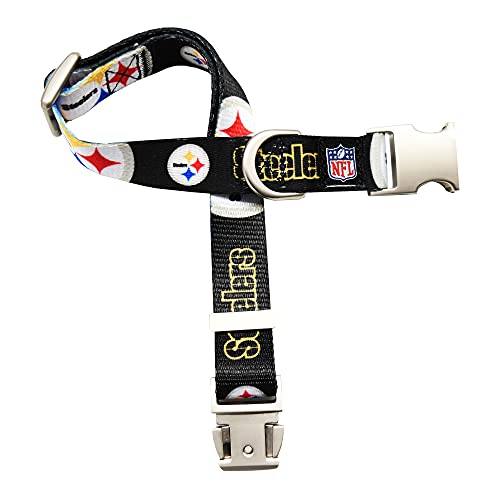 Littlearth NFL Denver Broncos Premium Haustier-Halsband, Größe L, Unisex von Little Earth Productions