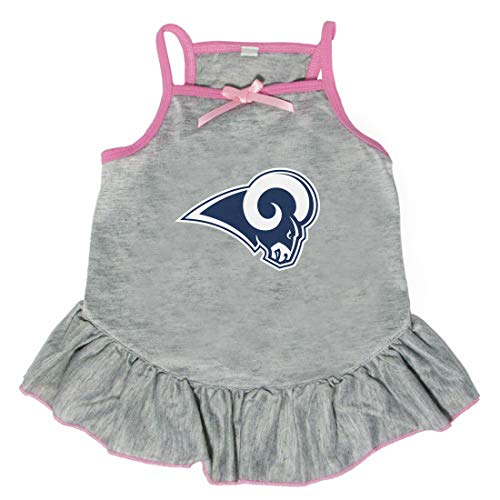 Littlearth NFL Los Angeles Rams Haustierkleid mit Team-Logo, Größe S, Team-Farbe von Little Earth Productions