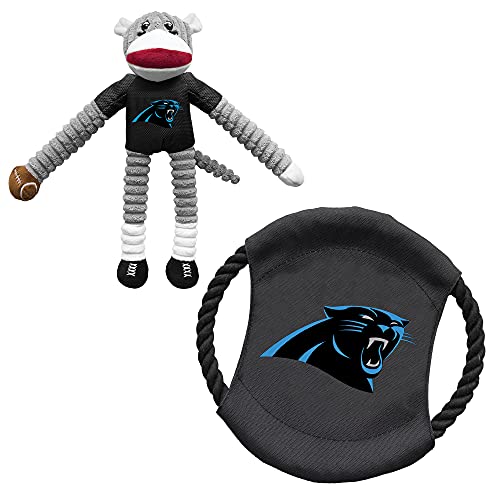 Littlearth NFL New York Jets Sock Monkey and Flying Disc Pet Toy Combo Set von Little Earth Productions