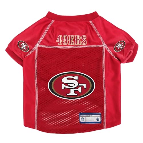 Littlearth NFL San Francisco 49ers Haustier-Trikot, Unisex, für Erwachsene, Team-Farbe, Größe XL von Little Earth Productions