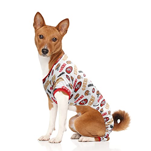 Littlearth NFL San Francisco 49ers Pet PJs, Teamfarbe, XL von Little Earth Productions