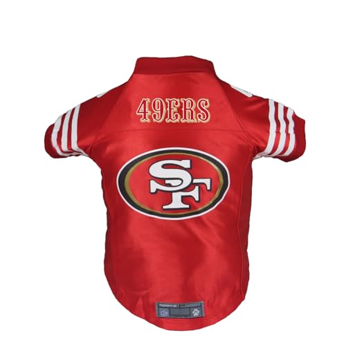 Littlearth NFL San Francisco 49ers Premium Haustiertrikot, Team-Farbe, Größe XL von Little Earth Productions